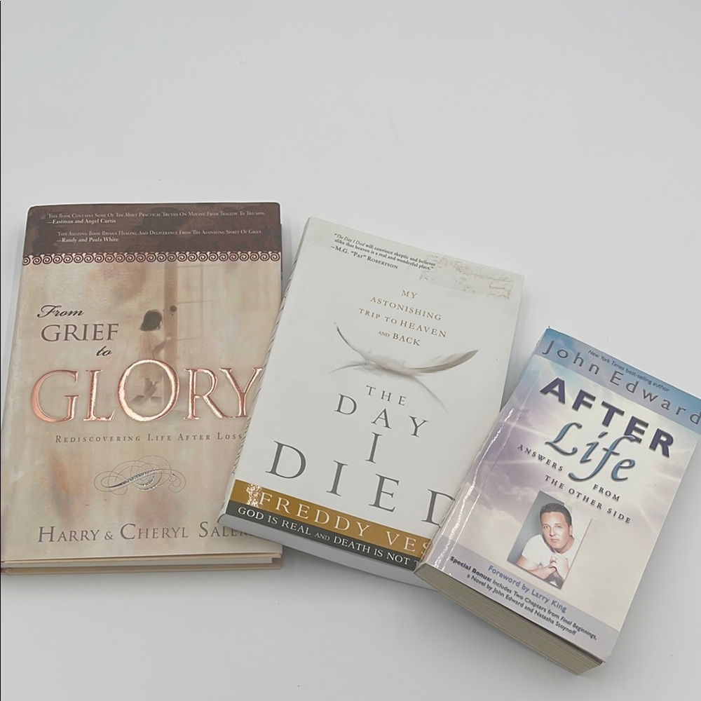 From Grief to Glory, The Day I Died, and After Life Book Bundle